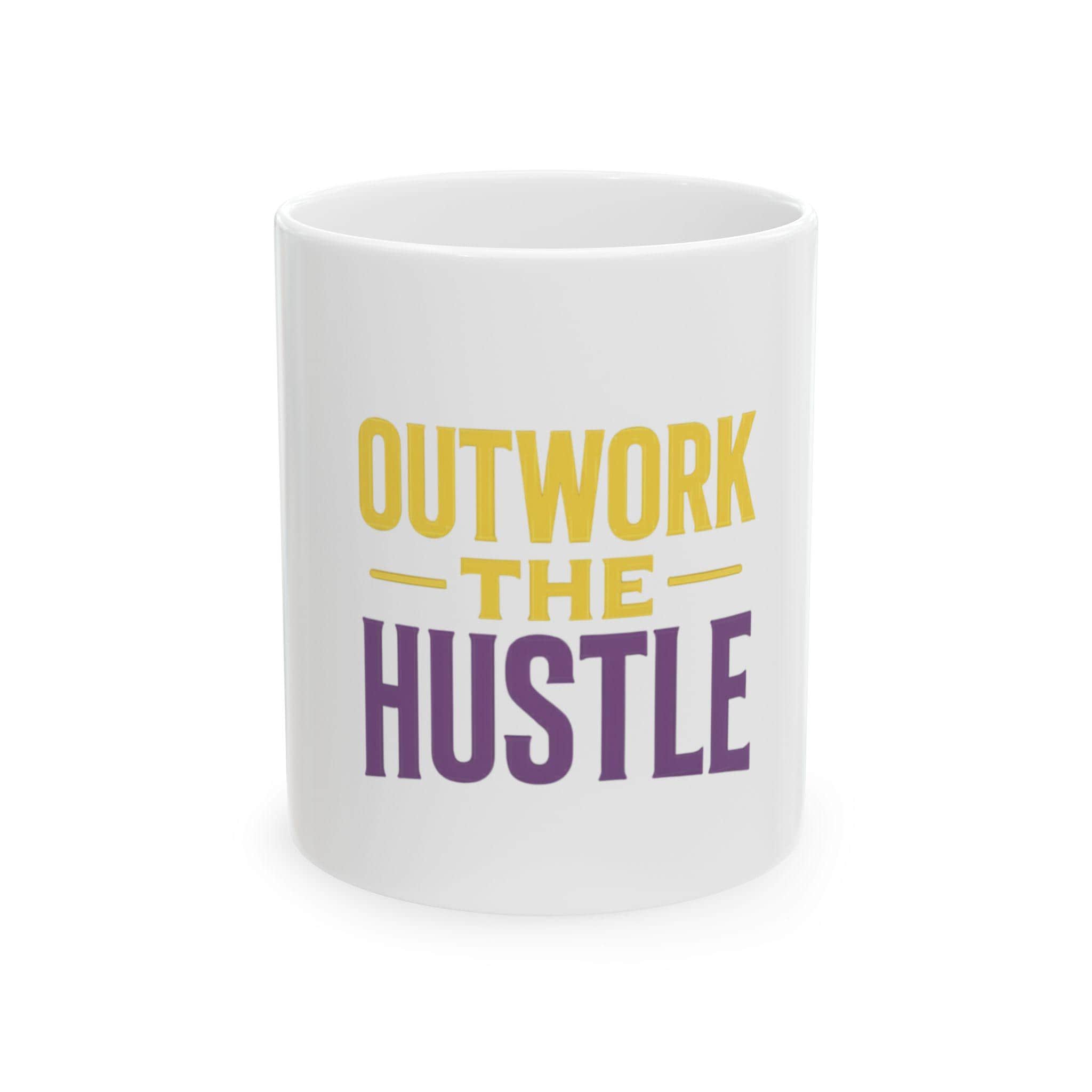 Outwork The Hustle Motivational Mug