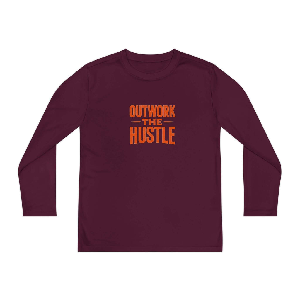 Outwork the Hustle Youth Long Sleeve Tee